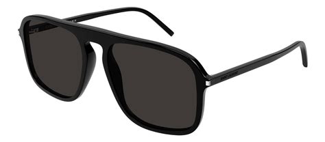 Saint Laurent Silver Navigator Sunglasses 